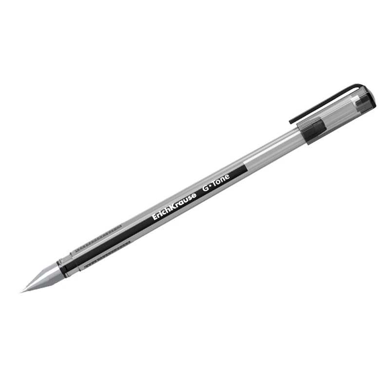 Ручка гелевая Erich Krause "G-Tone" черная, 0,5мм.