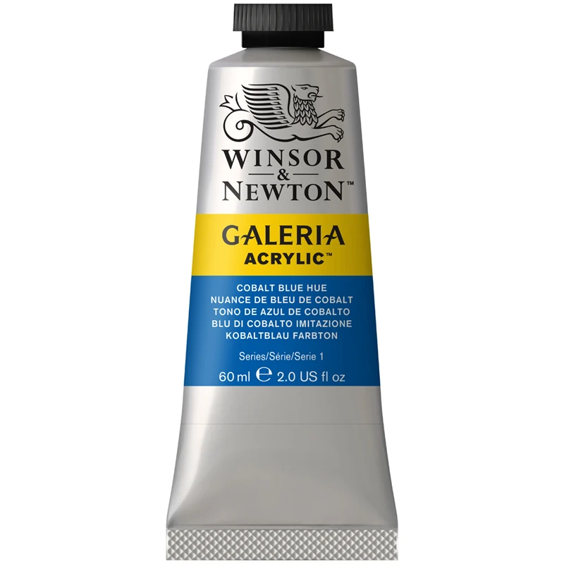 Краски акриловые Winsor&Newton "Galeria", 60 мл, туба, синий кобальт