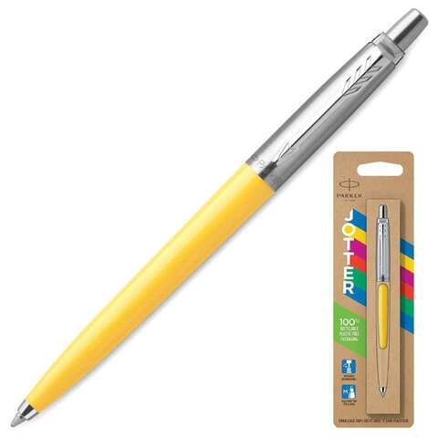 Ручка шариковая PARKER "Parker Jotter Orig Yellow", корпус желтый,