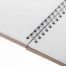 Скетчбук, белая бумага 180 г/м2, 195х195 мм, 20 л., гребень, твердая обложка,
