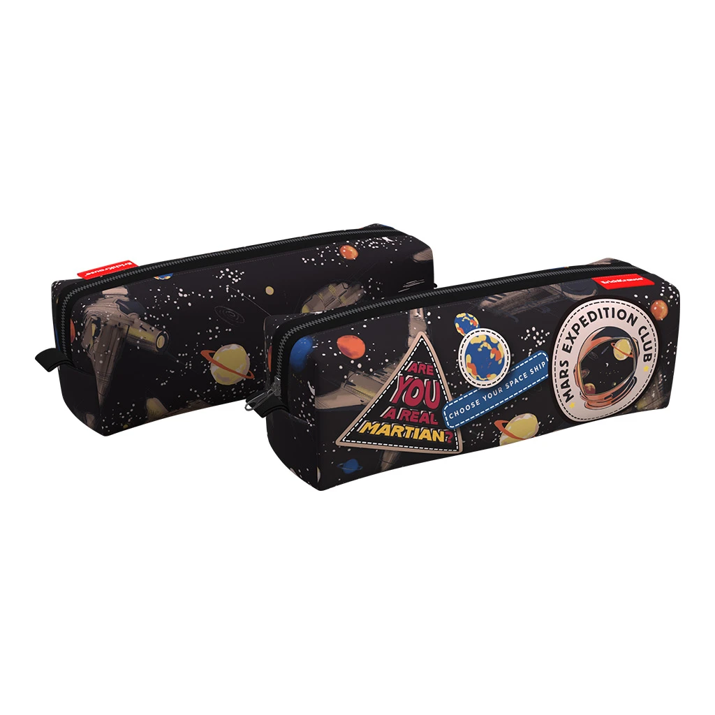 Пенал квадро Erich Krause® 210x70x70мм Red Planet