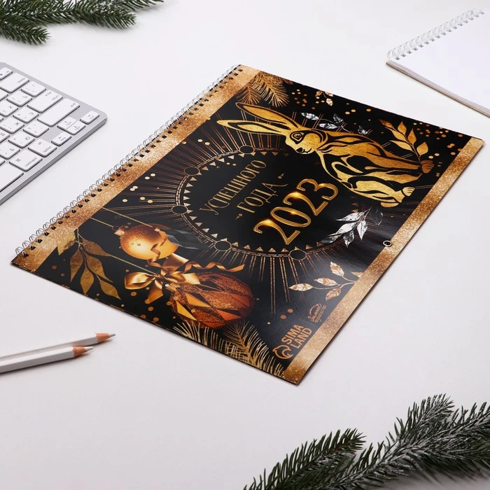 Календарь на спирали «Успешного года», 34 х 24 см