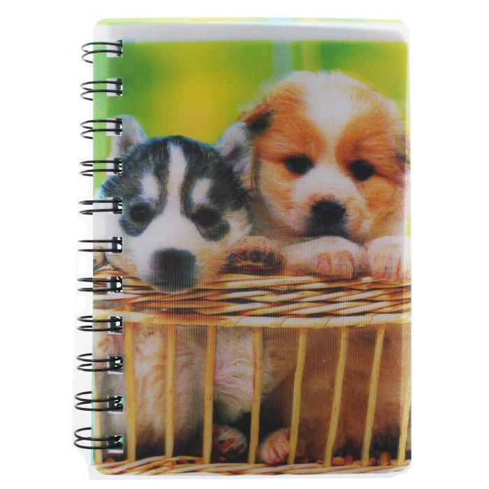 Блокнот 10,5*14,5см Животные "Darvish" на спирали обложка