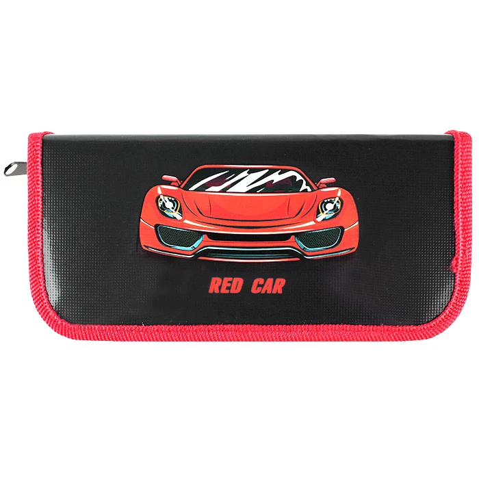 Пенал 1отдел. 190* 90мм Красное авто Пенал 1отдел. 190* 90мм Красное авто