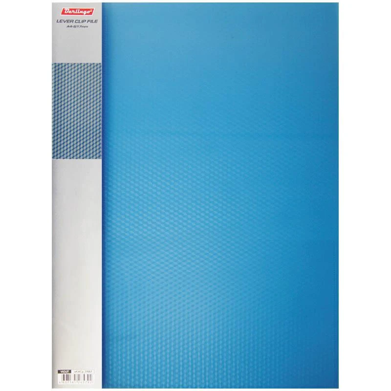 Папка с зажимом "Diamond", 17мм, 700мкм, синяя: ACp_01002 штр.: 