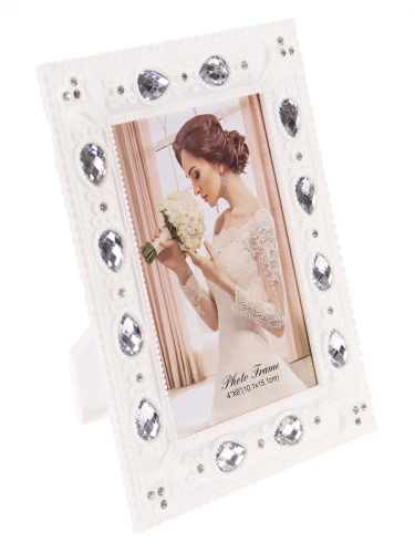 Фоторамка Роскошь, белая 13х18 см ФР-7311