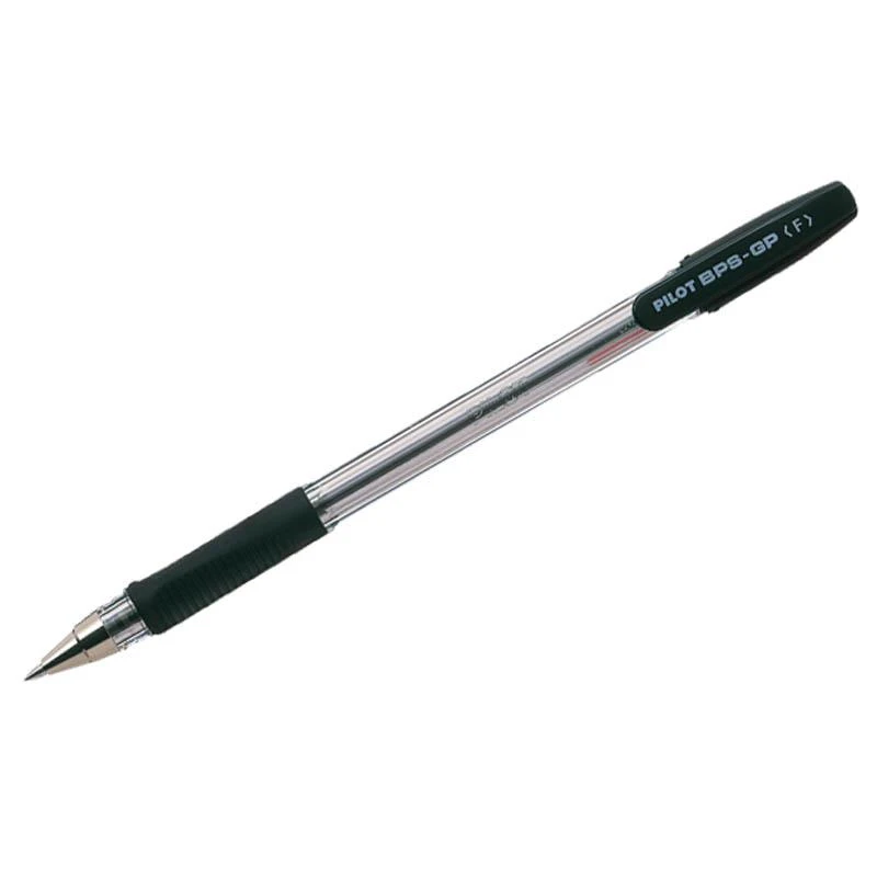 Ручка шариковая "BPS", черная, 0,7мм, грип: BPS-GP-F-B штр.: 