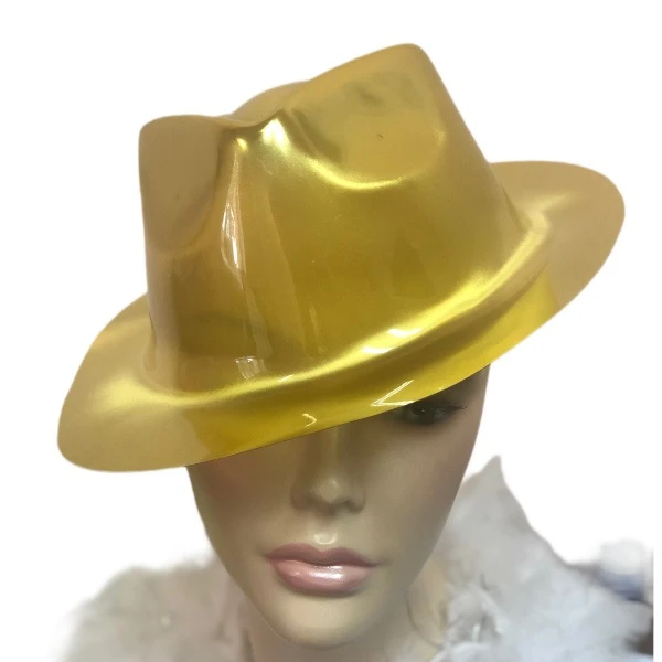 Шляпа Золотая Пластик