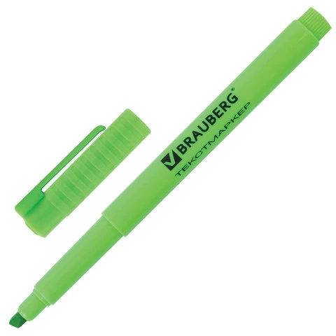 Текстмаркеры BRAUBERG, НАБОР 4 шт., АССОРТИ, "FLUOline", тонкий