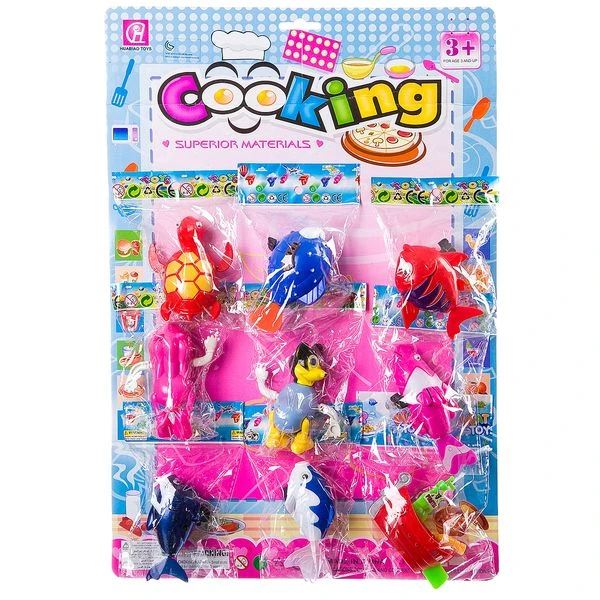 Набор заводных игрушек для ванны 8х4х7 см, CRD 9 шт., арт.SS5128-7. Набор заводных игрушек для ванны 8х4х7 см, CRD 9 шт., арт.SS5128-7.