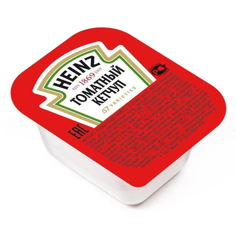 Кетчуп Heinz порционный дип-пот, 25штx25мл