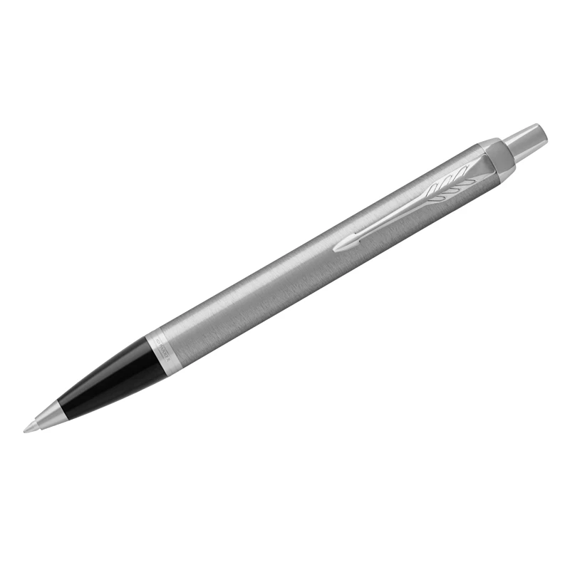 Ручка шариковая Parker "IM Essential Stainless Steel CT" синяя, 1,0мм,