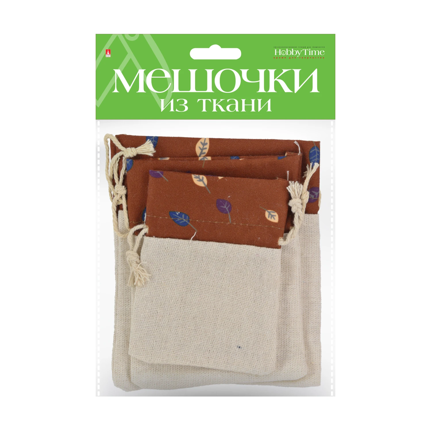 ПОДАРОЧНЫЕ МЕШОЧКИ ИЗ ТКАНИ, 3 ШТ, 3 Р-РА, ВИД 22