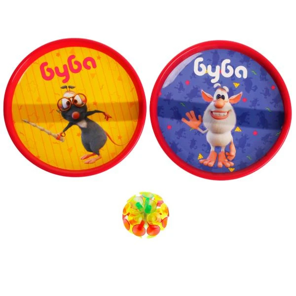 Мячеловка БУБА с присоской, со светом ИГРАЕМ ВМЕСТЕ