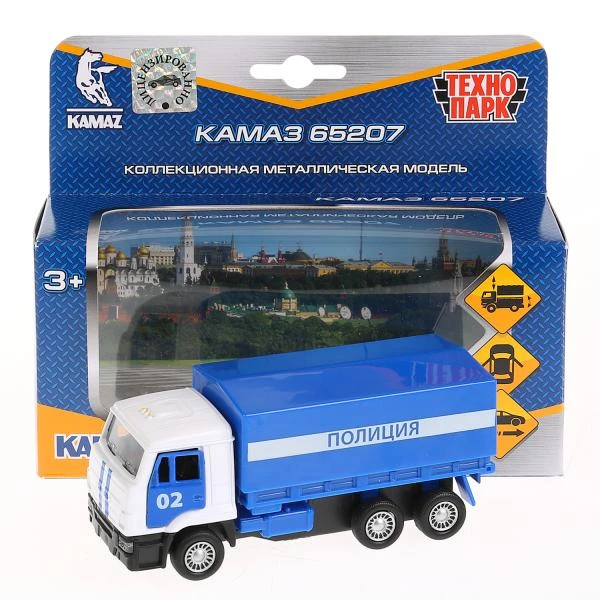 МАШИНА "ТЕХНОПАРК" ИНЕРЦ. КАМАЗ 65207 ПОЛИЦИЯ БОРТОВОЙ СО СЪЕМНЫМ