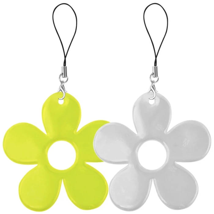 Светоотражающий брелок цветок