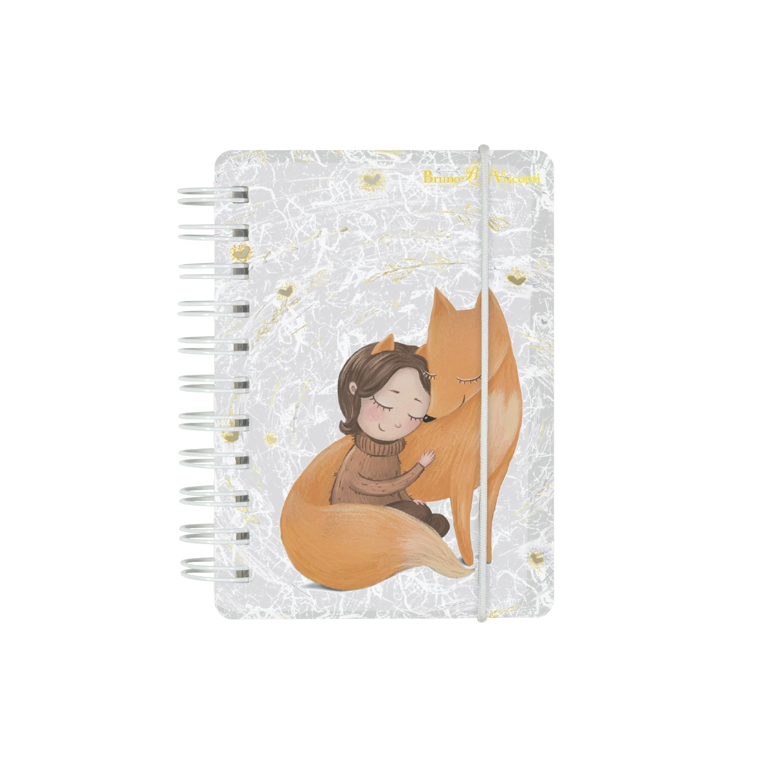 "CUTE JOURNAL" А7, 80 Л. НА ГРЕБНЕ С РЕЗИНКОЙ "ВОЛШЕБНЫЕ