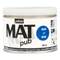 "PEBEO" экстра матовая Mat Pub №1 500 мл 257012 синий циан