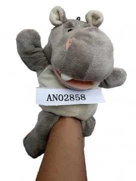 Кукла-перчатка (29см) Бегемот с длинными ногами, цвет mix (Арт. 02858)