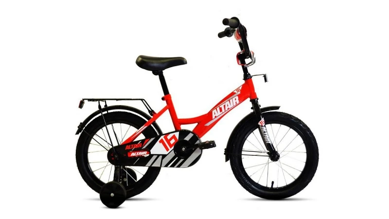 Велосипед 16" FORWARD ALTAIR KIDS 2020-2021 красный/серебристый