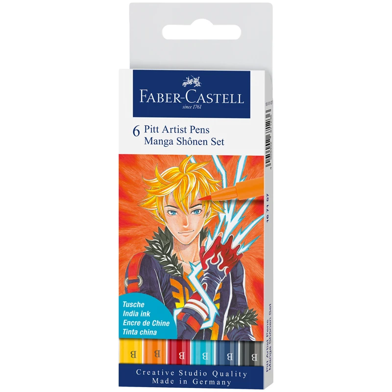 Набор капиллярных ручек Faber-Castell "Pitt Artist Pens Manga Sh?jo