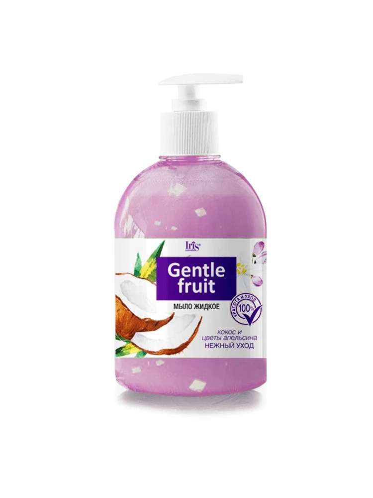 Iris Gentle Fruit Мыло жидкое "Кокос и цветы Апельсина", 500мл