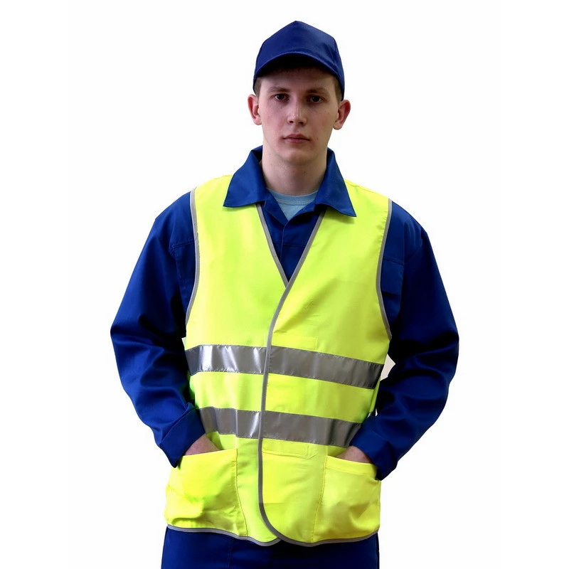 Спец.костюм Жилет сигнальный Тип1Т, цв.лимон.(р.ХL/52-54)