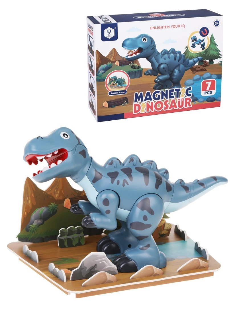 Конструктор динозавр, 7 деталей