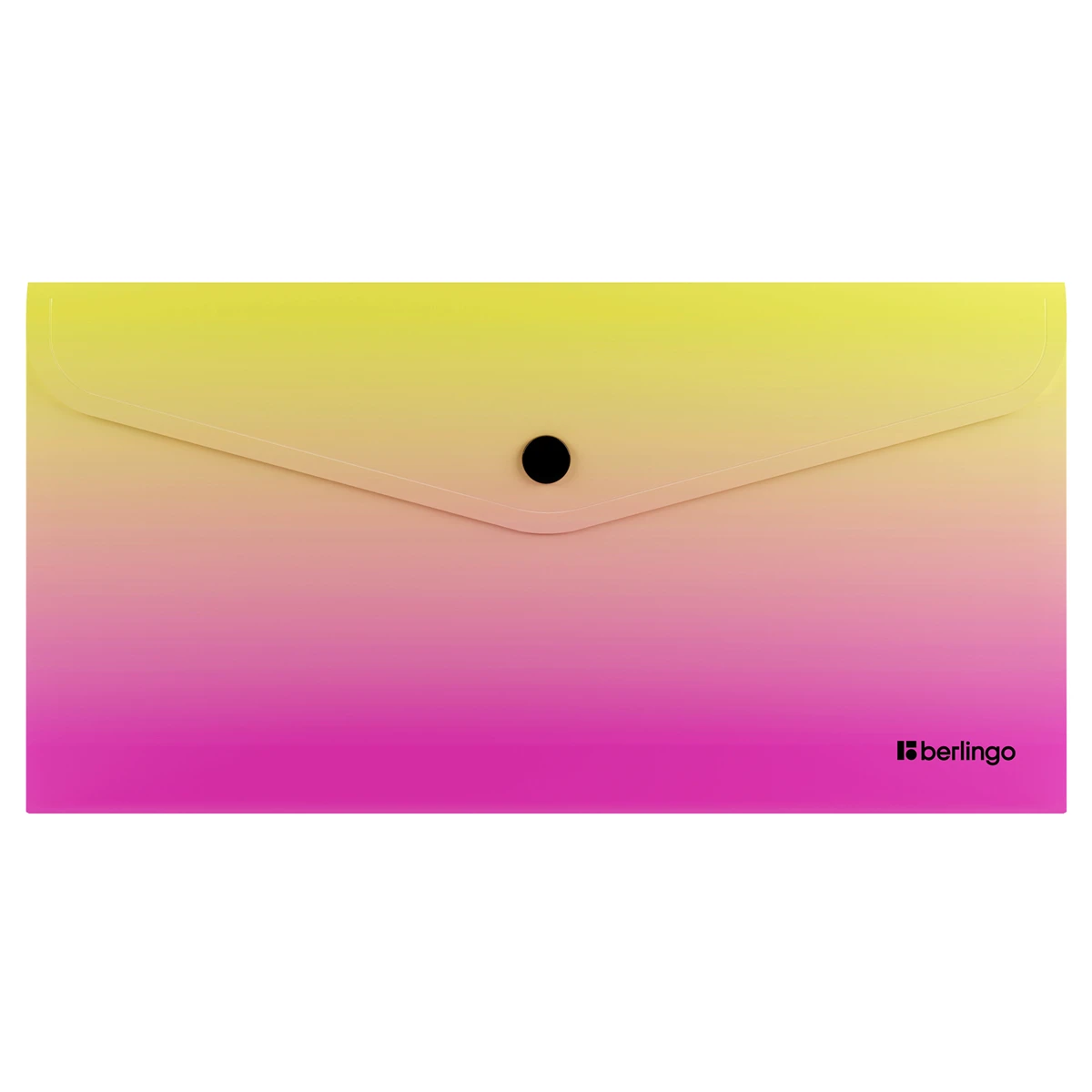 Папка-конверт на кнопке Berlingo "Radiance", Travel size, 180мкм,
