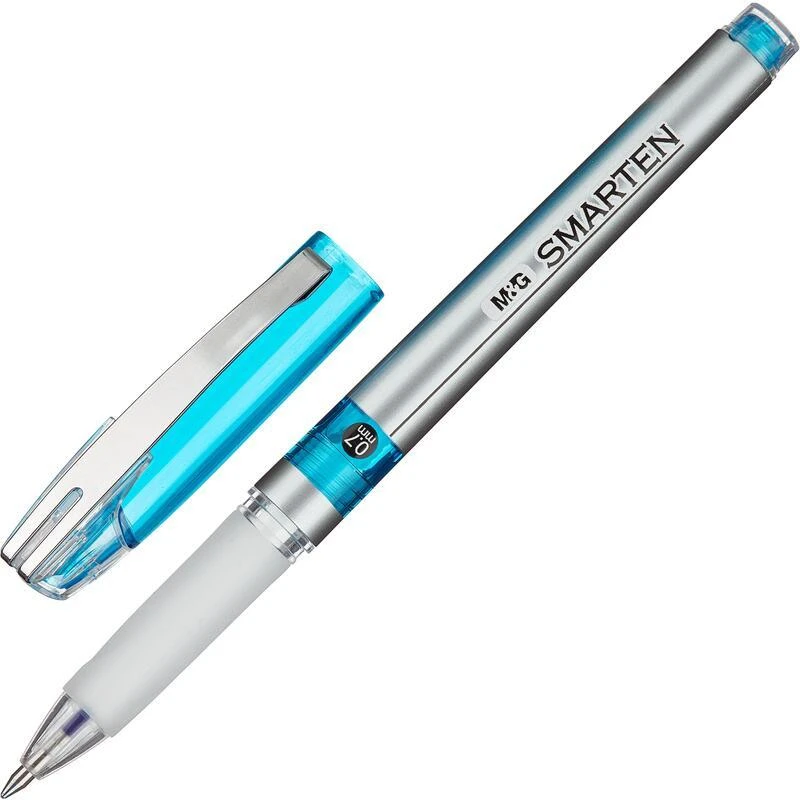 Ручка гелевая неавтомат. M&G Smarten манж лин 0,5 син AGP62571220700H