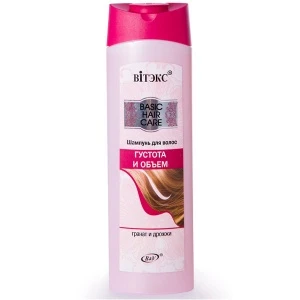 ВИТЭКС BASIC HAIR CARE ШАМПУНЬ для волос ГУСТОТА и ОБЪЕМ 470мл/14шт, код 21 22