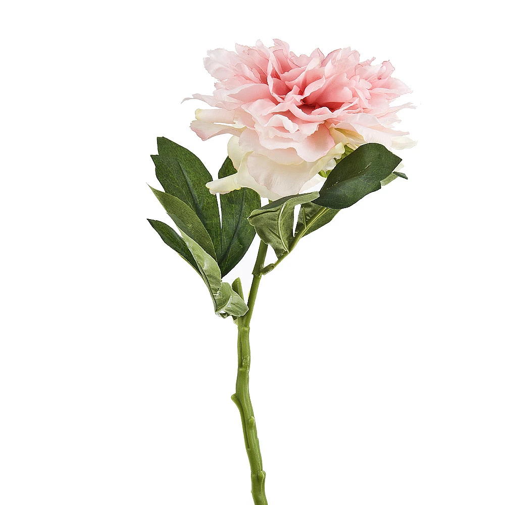 Цветок искусственный (на ножке) "Пион розовый" h=60см.