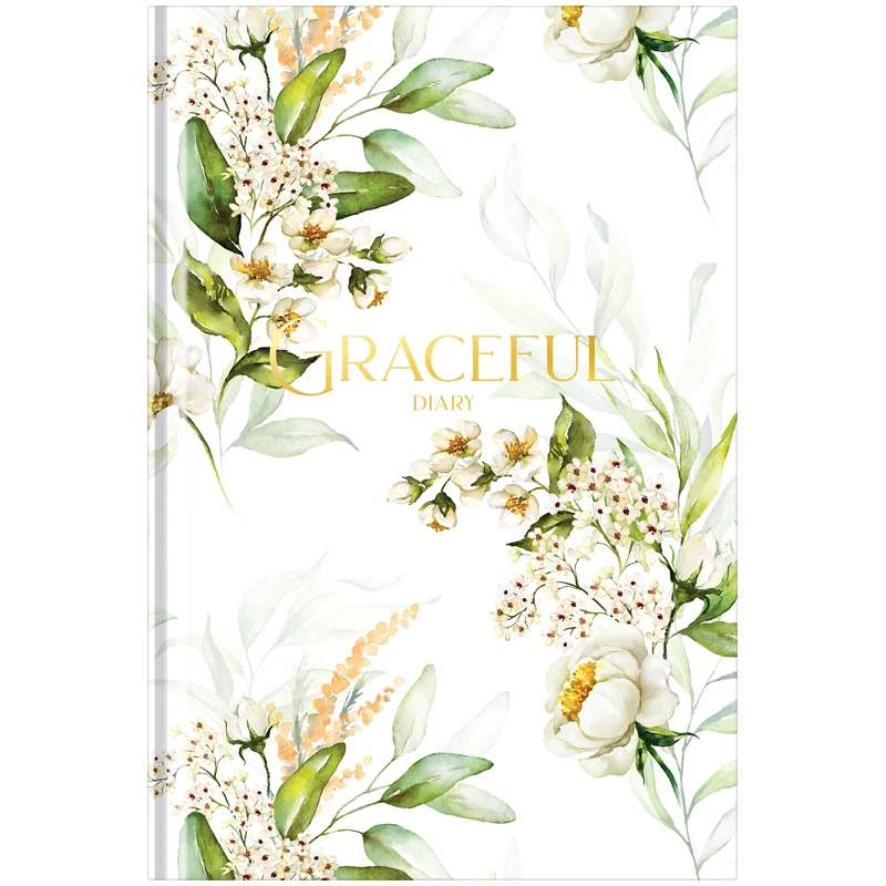 Ежедневник недатированный А5, 160л., 7БЦ OfficeSpace "Цветы. Ежедневник недатированный А5, 160л., 7БЦ OfficeSpace "Цветы.