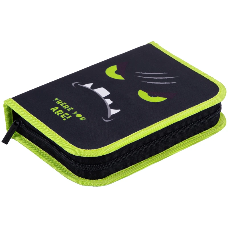 Пенал 1 отделение, 200*140*40 Berlingo "Scary face", полиэстер