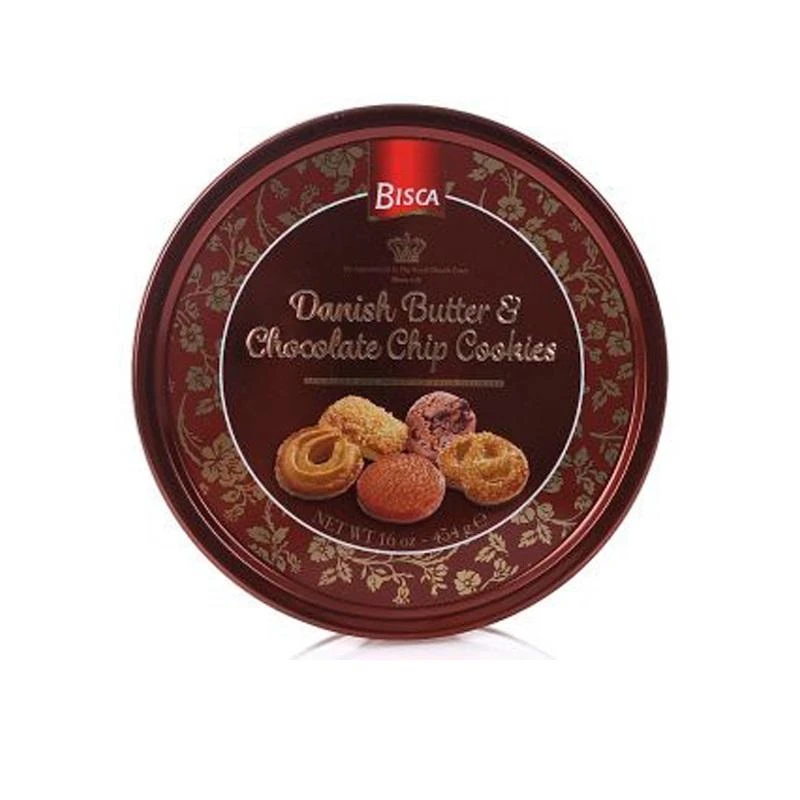 Печенье BISCA Butter Cookies & Chocolate Chip с шоколадом 454г.