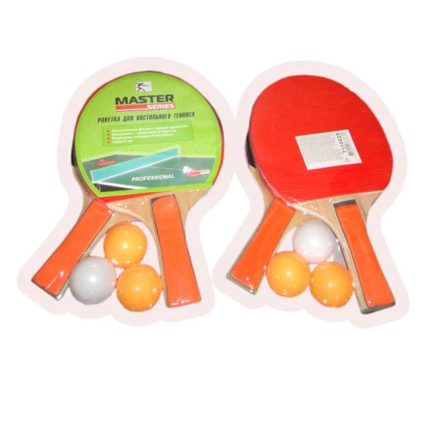 Набор пинг-понг 2 ракетки, 3 шарика в PVC, арт. В33522.