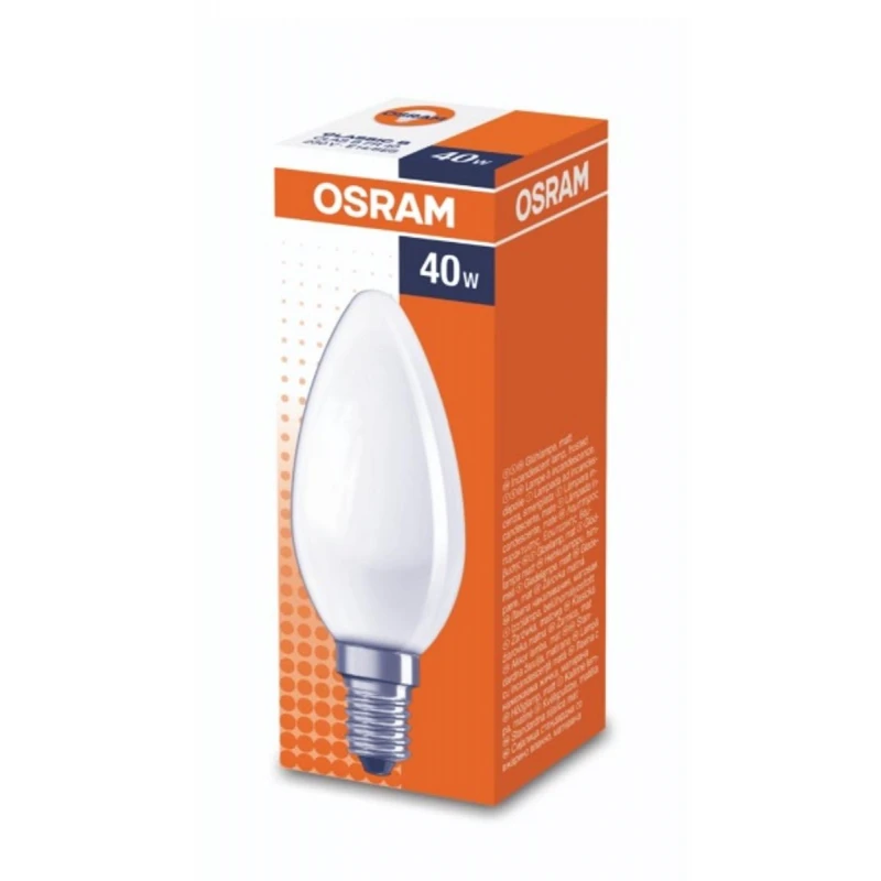 Лампа накаливания OSRAM CLAS B FR 40W 230V E14