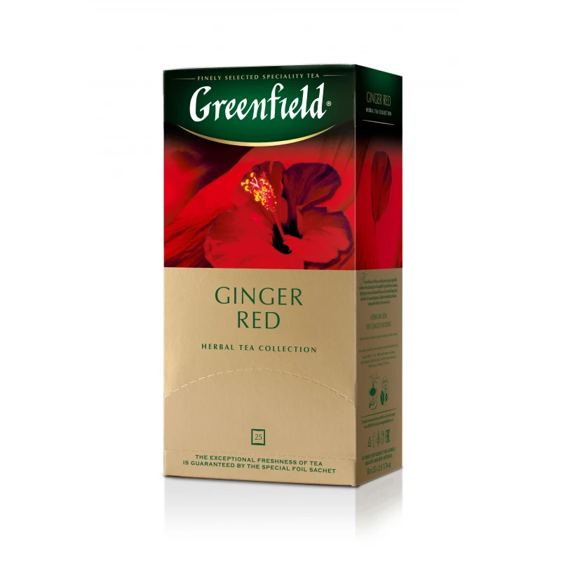 Чай Greenfield красный Ginger Red, 25пак/1уп. 0469-10