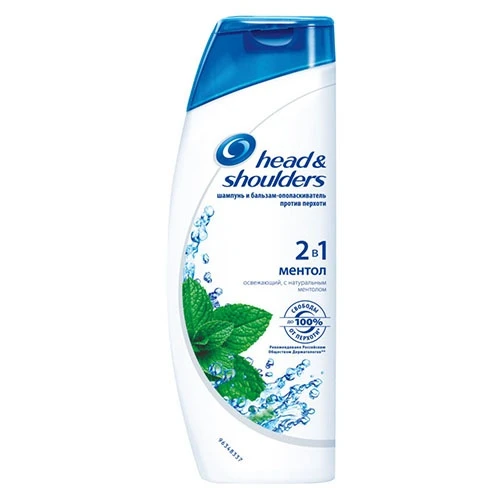 Шампунь Head&Shoulders 2в1, ментол, 400 мл