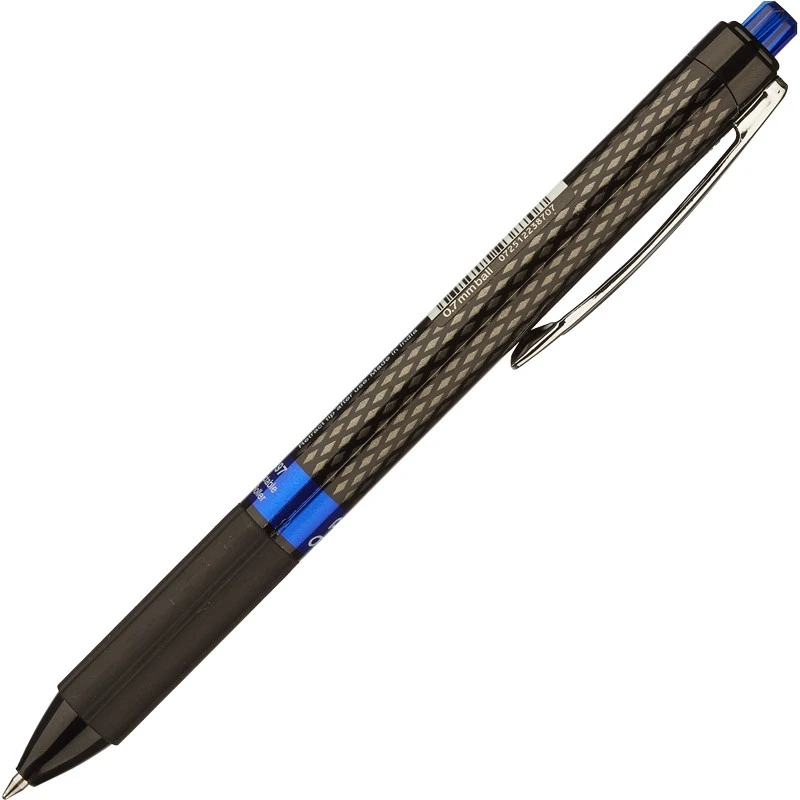 Ручка гелевая PENTEL K497С OhGel 0,3мм автомат.рез.манж синий ст Япония штр. 