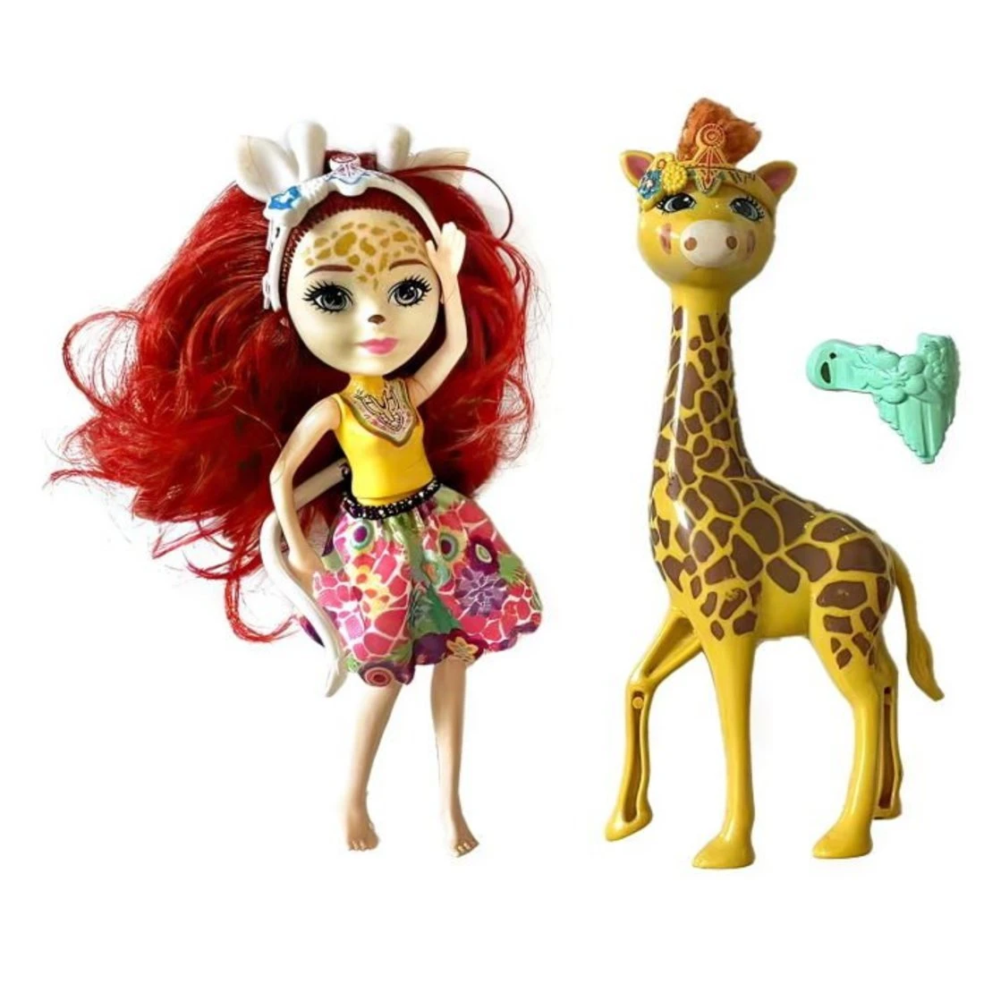 Кукла, Лесные Феи с жирафом 16 см.