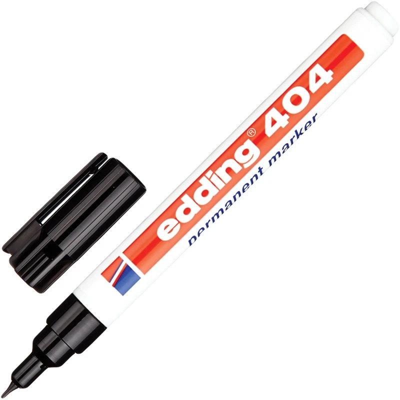 Маркер перманентный EDDING E-404/1 черный 0,75мм круглый наконечник штр. Маркер перманентный EDDING E-404/1 черный 0,75мм круглый наконечник штр.
