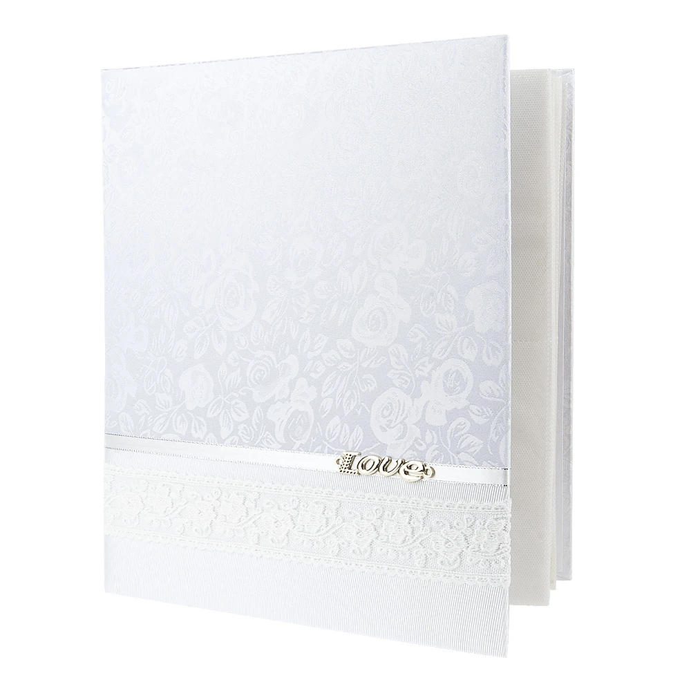 Альбом для фотографий (свадебный) "LOVE" (28*33*4,5см.) на 240