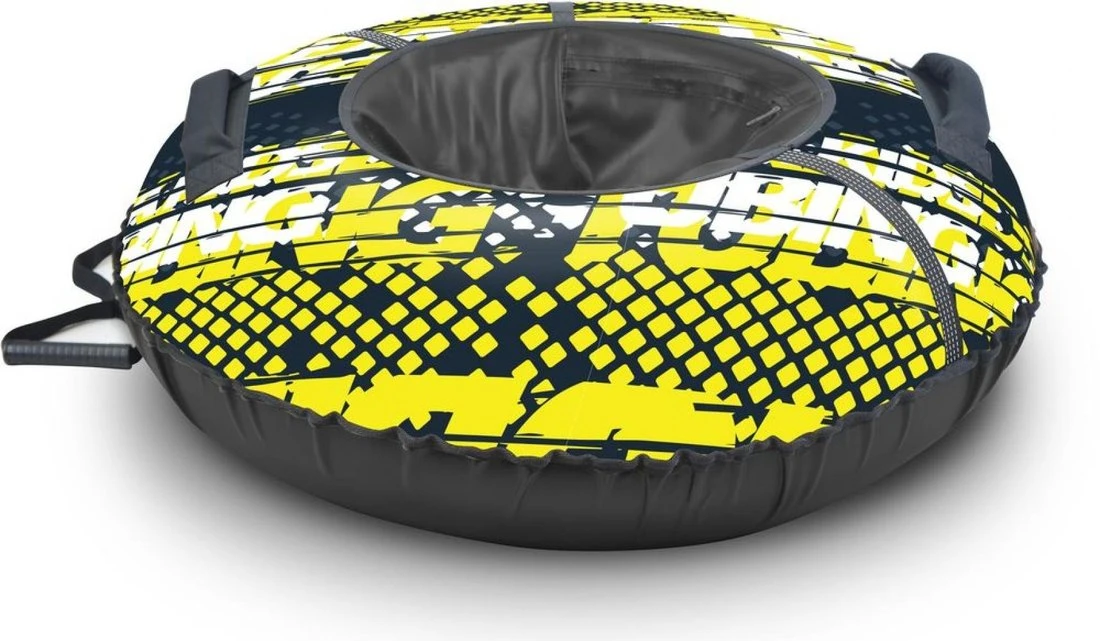 Тюбинг принтованный "Nika sport" лимонный, D-95 см. Тюбинг принтованный "Nika sport" лимонный, D-95 см.