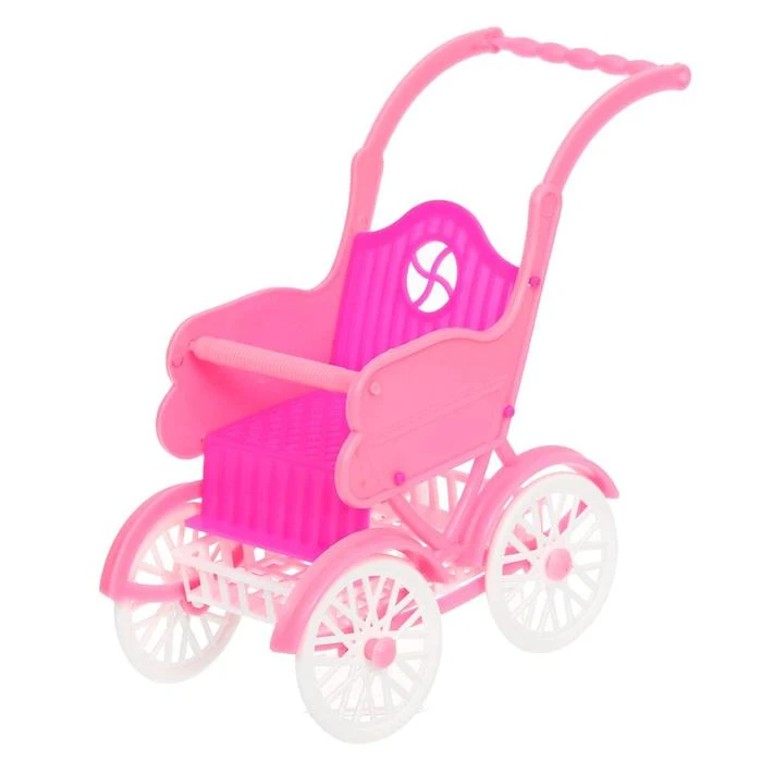 Коляска для кукол «Летняя», цвета МИКС