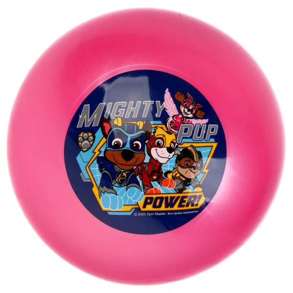 Мяч "Щенячий патруль" 23 см, с наклейкой ТМ "ИГРАЕМ ВМЕСТЕ"