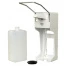 Диспенсер для дезинфицирующих средств HOR НАЛИВНОЙ, с локтевым приводом, белый,