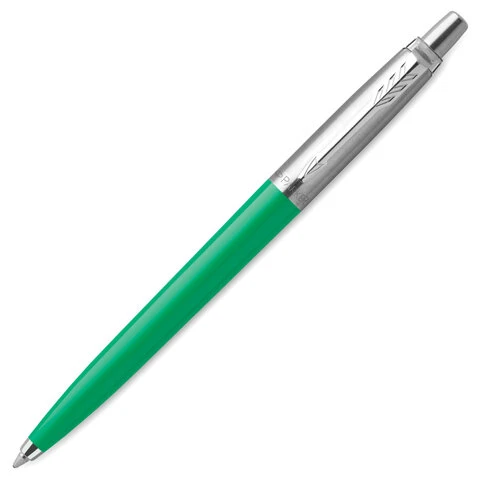 Ручка шариковая PARKER "Jotter Orig Green", корпус зеленый, детали