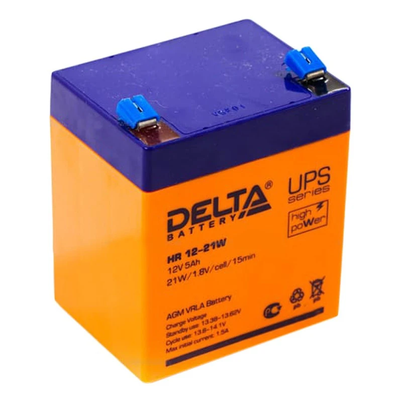 Аккумуляторная батарея Delta HR 12-21W (12V/5Ah)_D_K