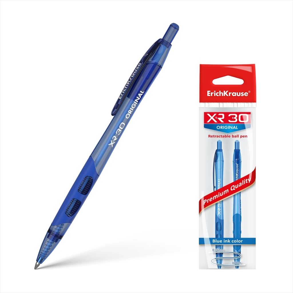 Ручка шариковая автоматическая Erich Krause XR-30 Original, цвет чернил синий (в